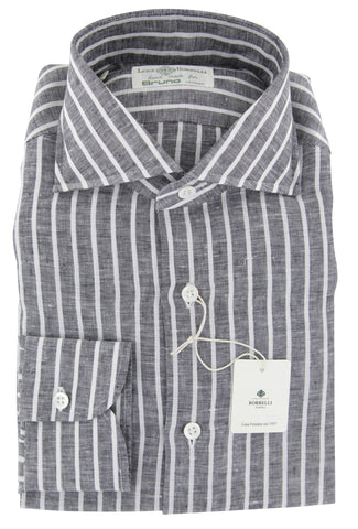 Luigi Borrelli Dark Gray Shirt - Slim