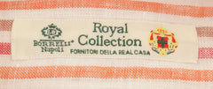 Luigi Borrelli Orange Striped Linen Shirt - Slim - (ZQ) - Parent
