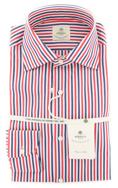 Luigi Borrelli Red Shirt - Slim - (EV06TS100940) - Parent