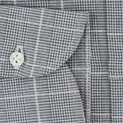 Luigi Borrelli Gray Plaid Cotton Dress Shirt - Slim - (8D) - Parent