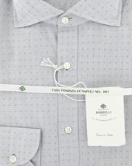 Luigi Borrelli Gray Fancy Cotton Shirt - Slim - (LB45234) - Parent