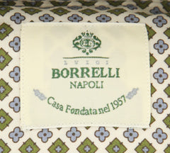 Luigi Borrelli Olive Green Foulard Shirt -Extra Slim- (EV181495SE31PT1) - Parent