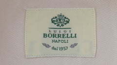 $500 Luigi Borrelli Cream Solid Cotton Shirt - Slim - (LB12272516) - Parent