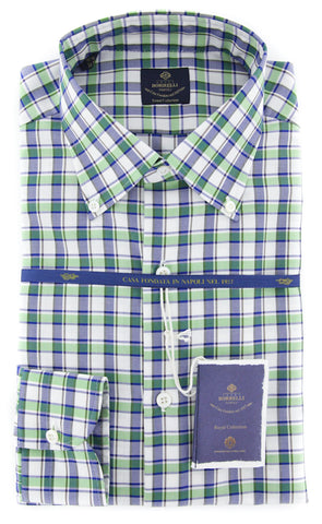 Luigi Borrelli Green Shirt - Slim