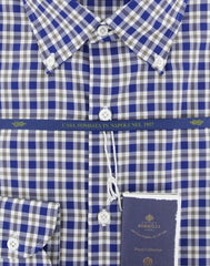 Luigi Borrelli Blue Shirt - Slim - (EV06414470STEFANO) - Parent
