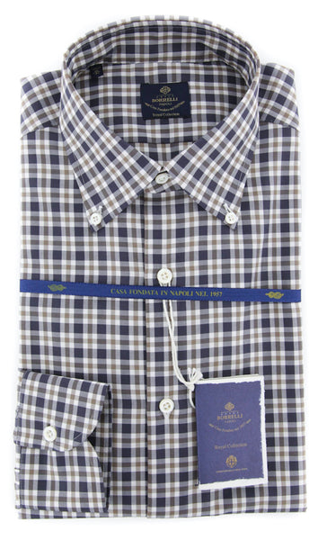 Luigi Borrelli Gray Shirt - Slim - (EV06414430STEFANO) - Parent