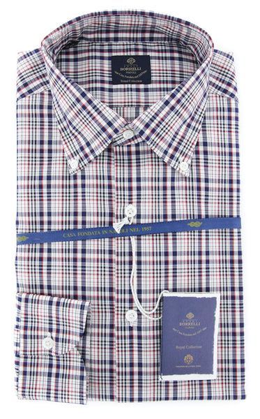 Luigi Borrelli Blue Shirt - Slim - (EV0656870STEFANO) - Parent