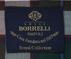 Luigi Borrelli Green Plaid Shirt - (EV0665650STEFANO) - Parent