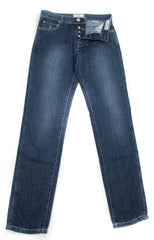 Luigi Borrelli Denim Blue Jeans - Super Slim -  33/49 - (FIL14811648)