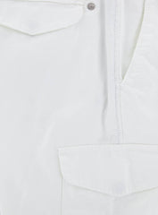 Luigi Borrelli White Solid Pants - Super Slim - 33/49 - (FORIA25810500)