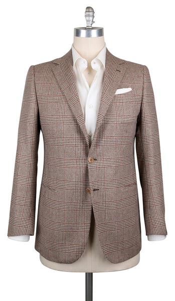 Luigi Borrelli Brown Wool Blend Sportcoat - (LBSPT130660) - Parent