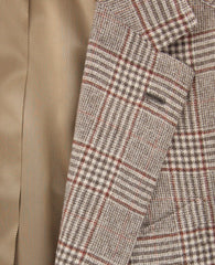 Luigi Borrelli Brown Wool Blend Sportcoat - (LBSPT130660) - Parent