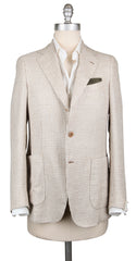 Luigi Borrelli Beige Silk Blend Sportcoat - 38/48 - (LBSPT162661)