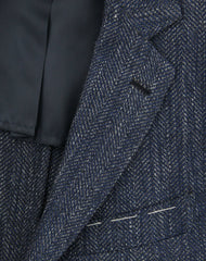 Luigi Borrelli Blue Cashmere Blend Sportcoat - (GU3B166070) - Parent