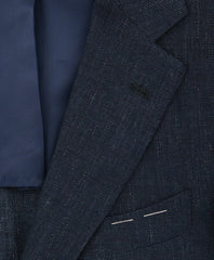Luigi Borrelli Blue Wool Blend Solid Sportcoat - (GU3B167671) - Parent