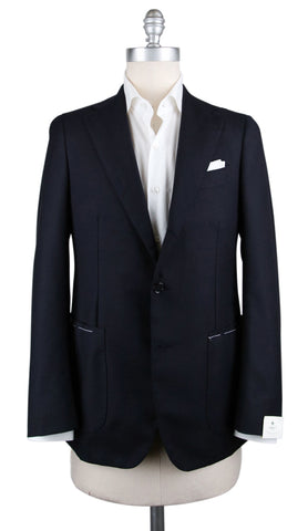 Luigi Borrelli Midnight Navy Blue Sportcoat