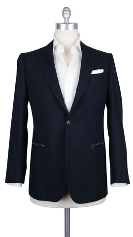 Luigi Borrelli Midnight Navy Blue Sportcoat