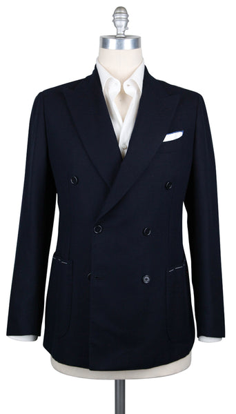 Luigi Borrelli Midnight Navy Blue Sportcoat - (LBSPT130371X) - Parent