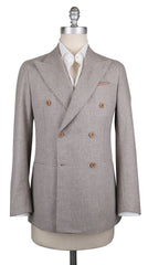 Luigi Borrelli Gray Wool Solid Sportcoat - 36/46 - (LBA87013R8)