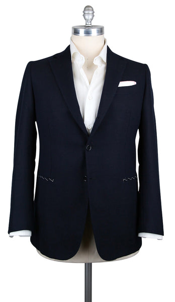 Luigi Borrelli Midnight Navy Blue Sportcoat - (LBSPT130371X) - Parent