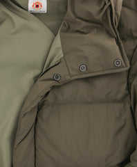 Luigi Borrelli Olive Green Nylon Solid Raincoat - (LB721172) - Parent