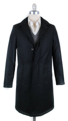 Luigi Borrelli Charcoal Gray Wool Solid Coat - 40/50 - (LB724171)