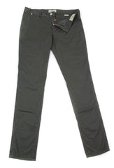 Luigi Borrelli Green Solid Pants - Super Slim - 33/49 - (PAR29310572)
