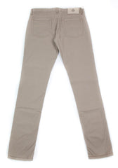 Luigi Borrelli Beige Solid Pants - Super Slim - 35/51 - (PAR29510543)