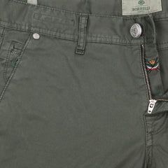 Luigi Borrelli Olive Green Pants - Super Slim - 40/56 - (PARCOTOGRN)