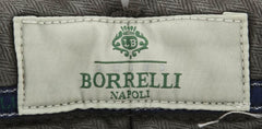 Luigi Borrelli Brown Solid Pants - Super Slim - 33/49 - (PET2221-0552)