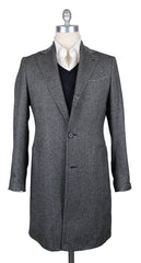 Luigi Borrelli Gray Cashmere Fancy Coat - (UCB9030) - Parent