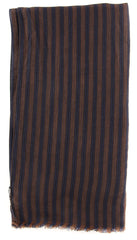 Luigi Borrelli Brown Striped Long Scarf - 76" x 27" - (LBSS12199)
