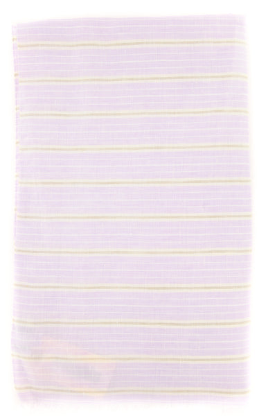 Luigi Borrelli Lavender Purple Striped Long Scarf - 68" x 27" - (LBSS12181)