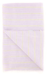 Luigi Borrelli Lavender Purple Striped Long Scarf - 68" x 27" - (LBSS12181)