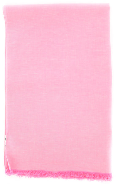 Luigi Borrelli Pink Solid Long Scarf - 48" x 27" - (LBSS122)