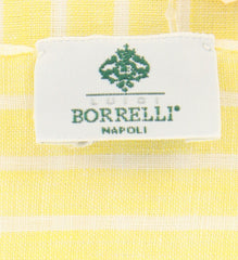 Luigi Borrelli Yellow Striped Long Scarf - 66" x 27" - (LBSS12171)