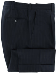 Luigi Borrelli Navy Blue Suit 48/58