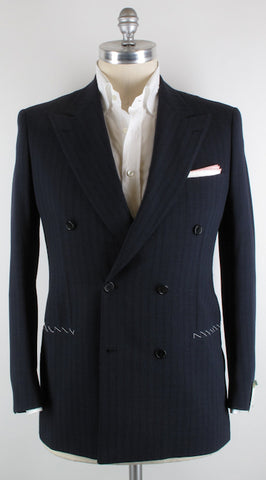 Luigi Borrelli Navy Blue Sportcoat – Size: 42 US / 52 EU