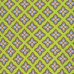 Luigi Borrelli Green Silk Tie