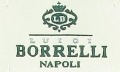 Luigi Borrelli Green Silk Tie