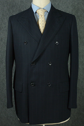 Stile Latino Navy Blue Suit – Size: 40 US / 50 EU