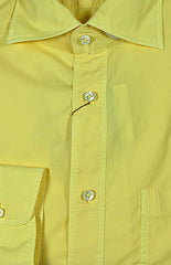 New Luigi Borrelli Yellow Shirt – Size: M US / M EU