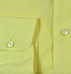 New Luigi Borrelli Yellow Shirt – Size: M US / M EU