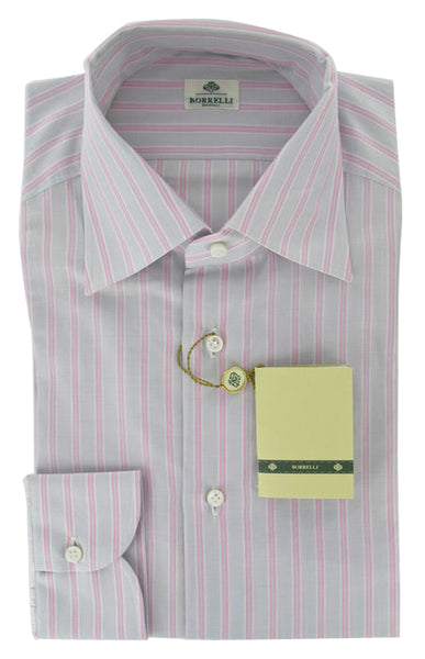 Luigi Borrelli Pink Shirt 15.75/40