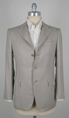 Luigi Borrelli Beige Sportcoat – Size: 44 US / 54 EU