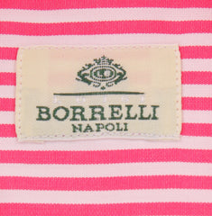 Luigi Borrelli Pink Striped Cotton Shirt - Slim - (TC) - Parent
