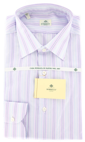 Luigi Borrelli Lavender Purple Shirt - Extra Slim