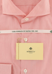 Luigi Borrelli Orange Striped Cotton Shirt - Extra Slim - (TD) - Parent