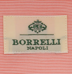 Luigi Borrelli Orange Striped Cotton Shirt - Extra Slim - (TD) - Parent