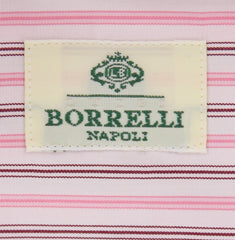 Luigi Borrelli Pink Striped Cotton Shirt - Extra Slim - (TH) - Parent